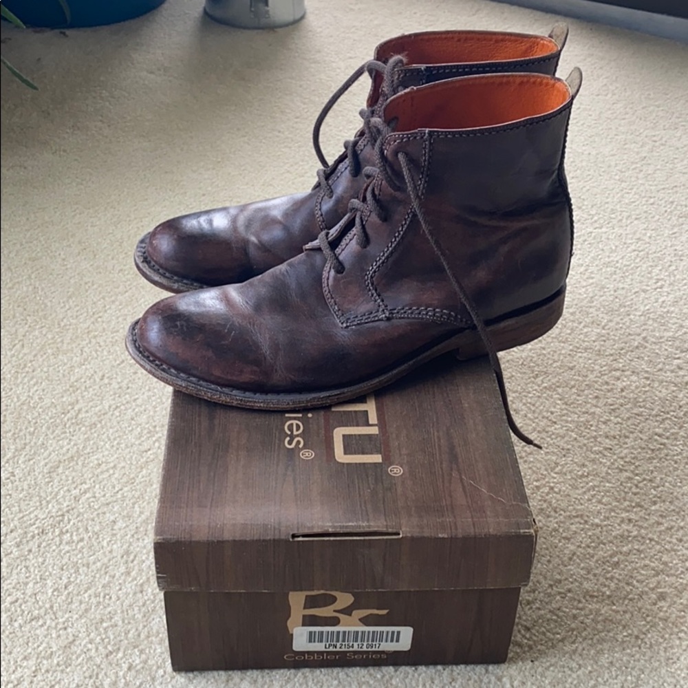 BED:STU Cobbler Series brown boots size 12
